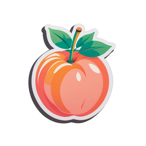 Fresh Peach sticker