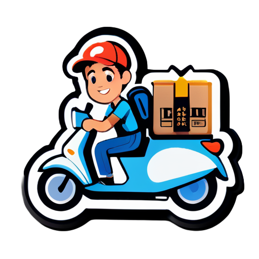 Hungry Now Delivery Driver sticker