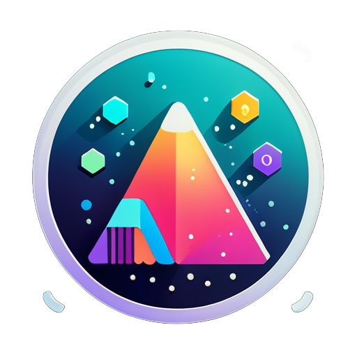 create a logo for app for learning basic data analytics and data science sticker