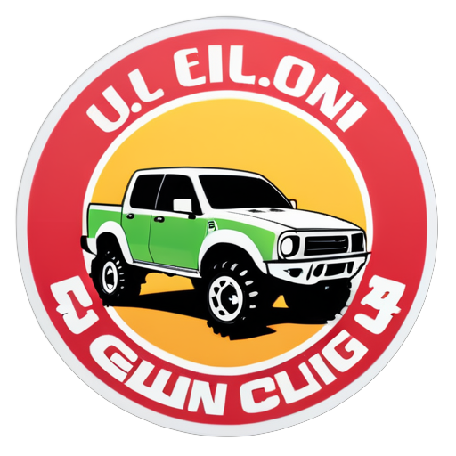 A off-road vehicle club, named: Lei Qun sticker