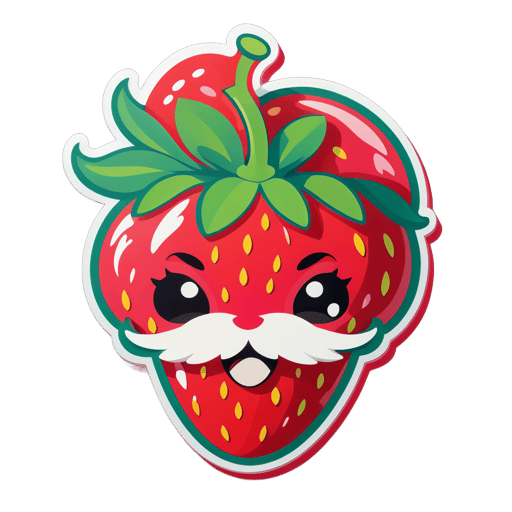 Fraise Sassy sticker