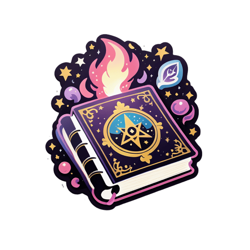 Magical Spell Book sticker