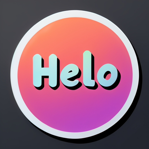 hello sticker