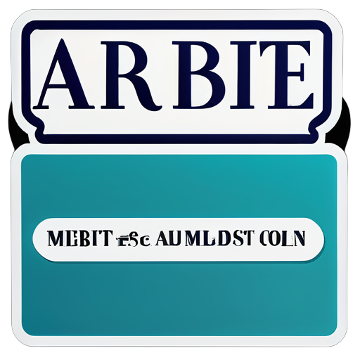 Create design text Name Abdul Muti sticker