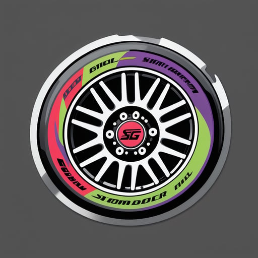 Custom Rims sticker