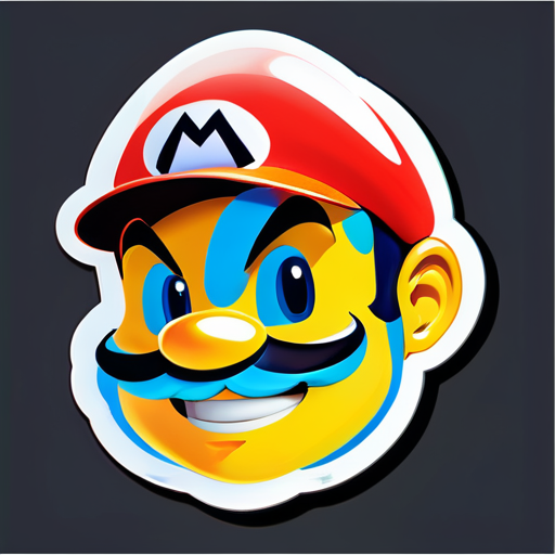 マリオ開元通宝 sticker