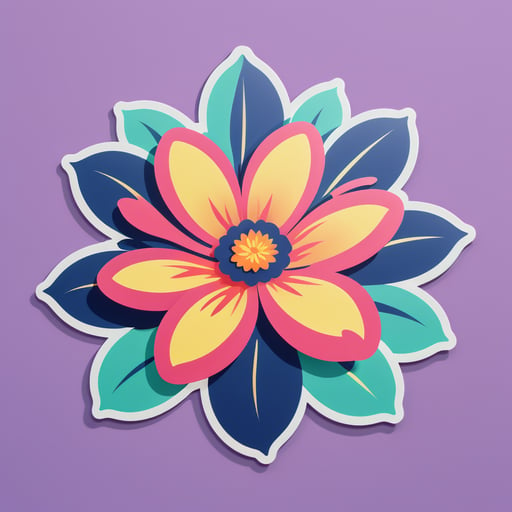 Blooming Flower sticker