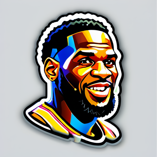 LeBron James sticker