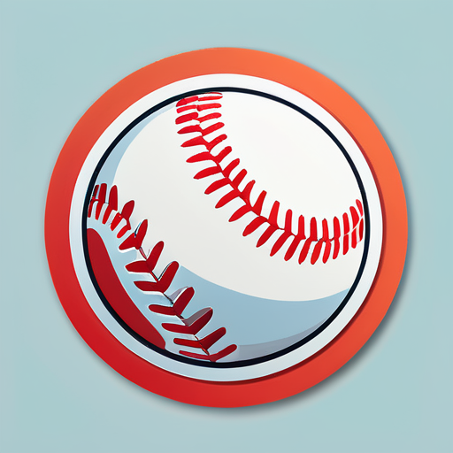 Baseball sticker