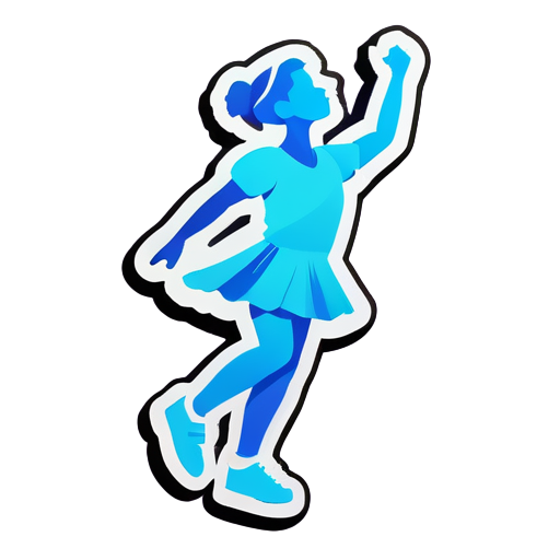 A person dancing sticker