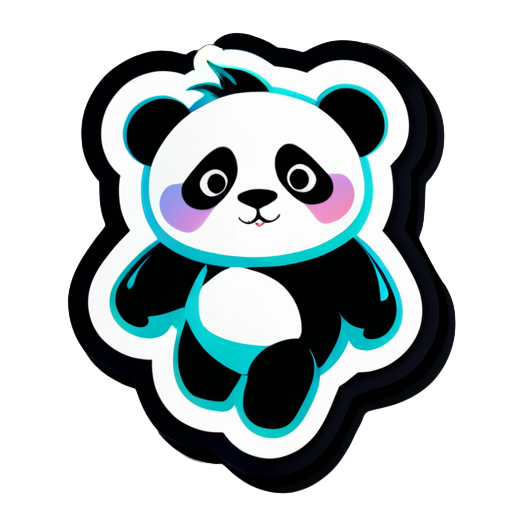 panda bay sticker