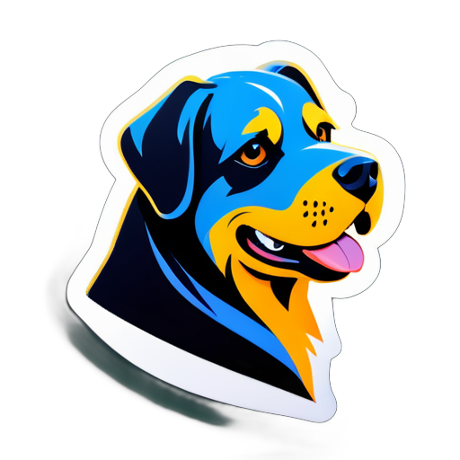 a dog sticker