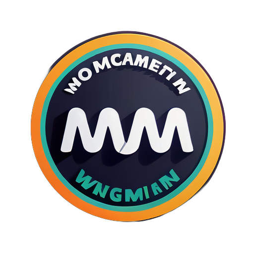 Erstellen Sie ein Logo mit dem Unternehmen namens MMW, dieses Logo sollte mit einer Gruppe von Unternehmen aus Indien in Verbindung stehen sticker