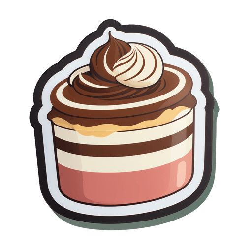 Frischer Tiramisu sticker