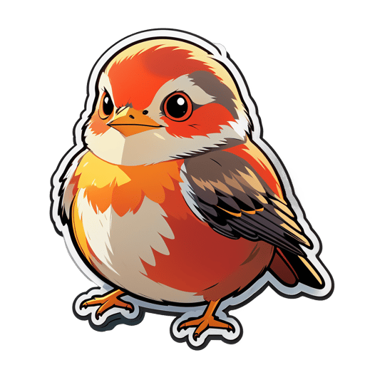 Radiant Robin Meme sticker