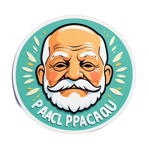 Peaceful Papaw sticker