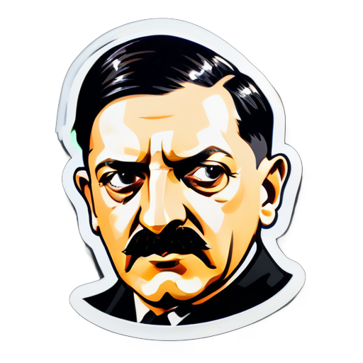 judío adolf hitler sticker