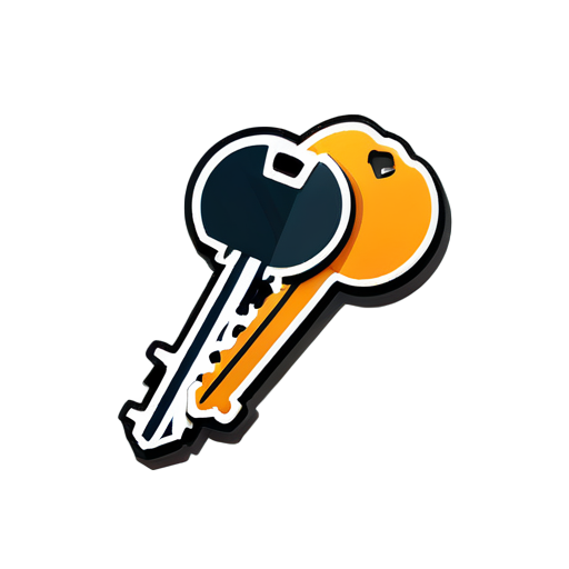 'keys' sticker