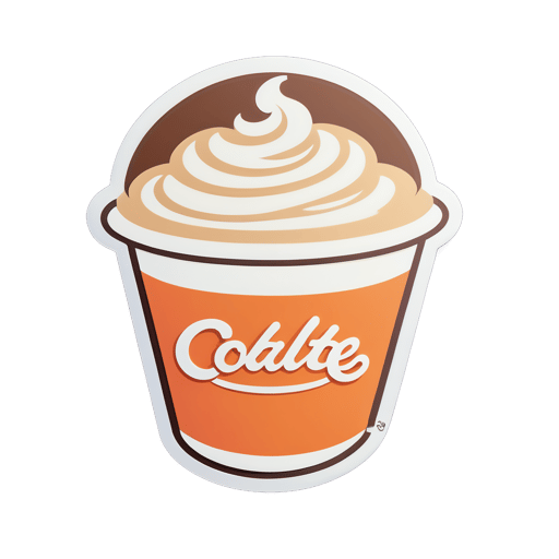 Delicious Latte sticker