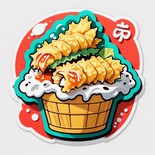 Delicioso Tempurá sticker