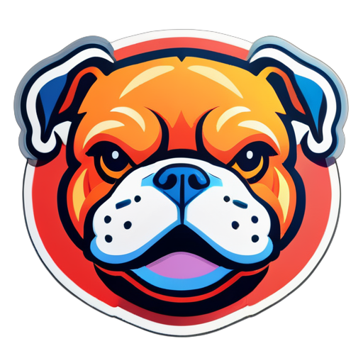 Bull Dog sticker