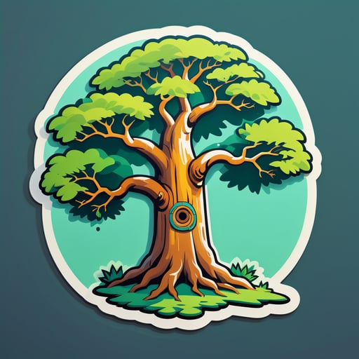 Uralter Baum sticker