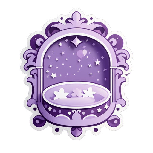 'Lavish Lilac Lullaby' sticker