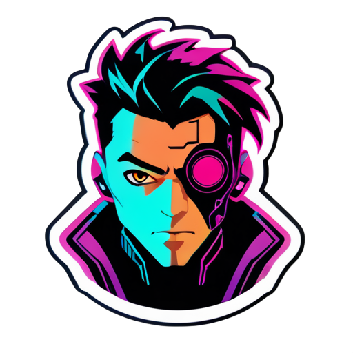 cyberpunk sticker