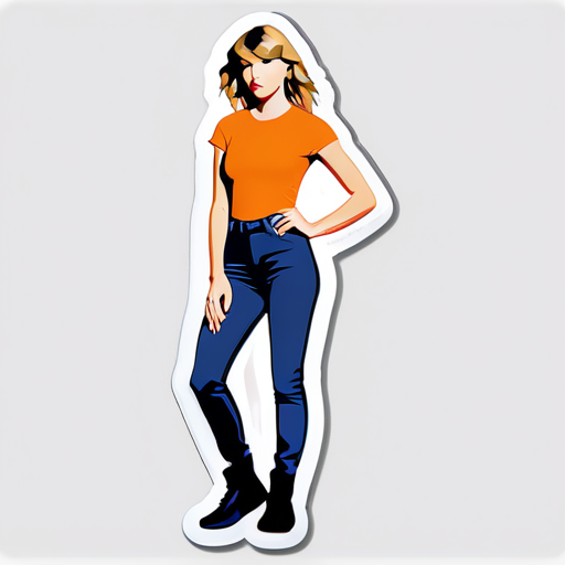 Toàn bộ cơ thể của Taylor Swift sticker