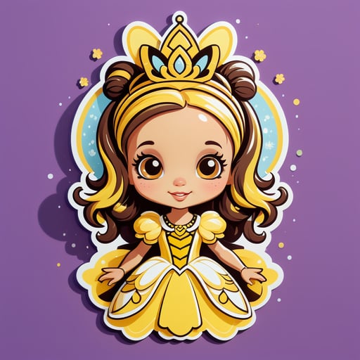 Sweet Honeybee Princess sticker