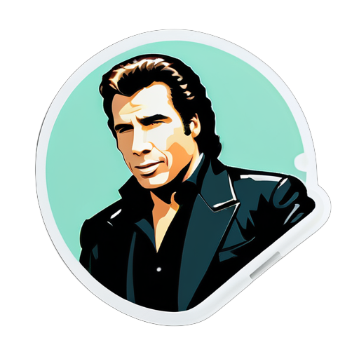 travolta sticker