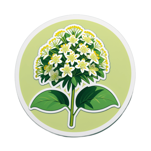 Exotische Holunderblüten-Expedition sticker