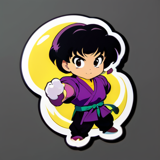 hapisai maestro ranma1/2 sticker