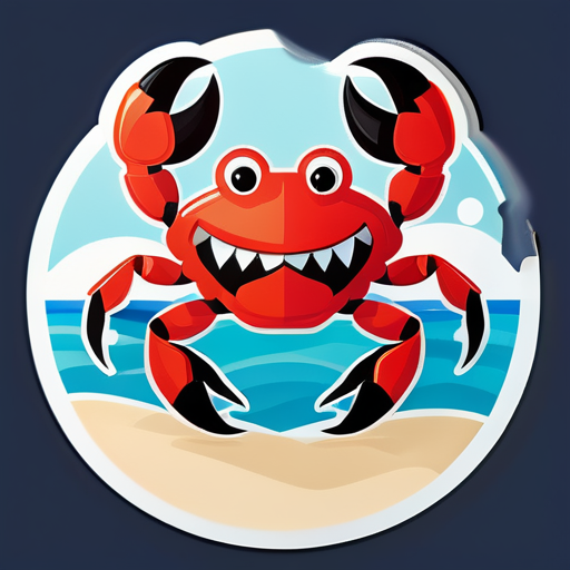 Get cracking with laughter! Express your joy Kamchatka-style with our hilarious crab-themed sticker pack!
 sticker