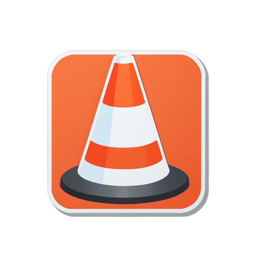 Traffic Cone sticker