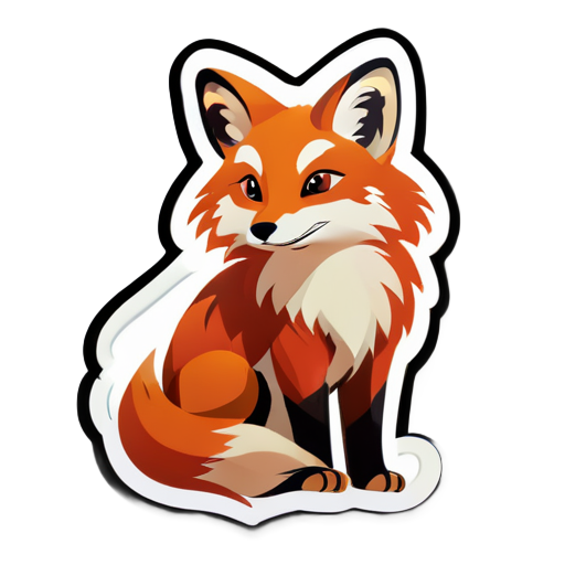 Lovely Tibetan Fox sticker