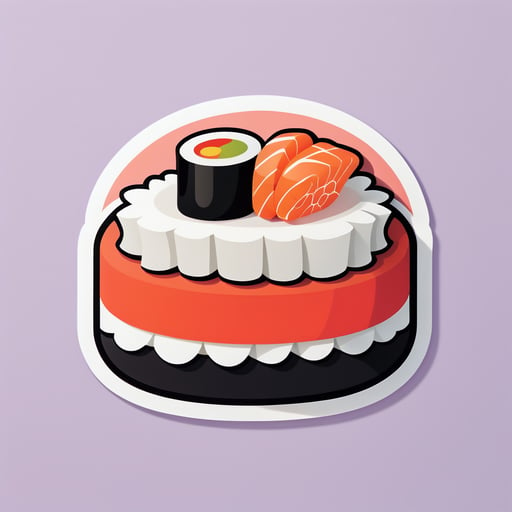 Leckeres Sushi sticker