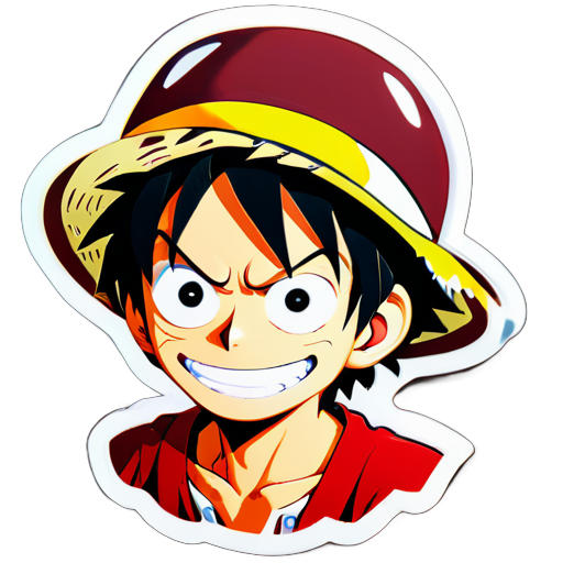 Monkey D. Luffy sticker