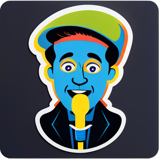 Gran deseo de hacer stand-up comedy sticker