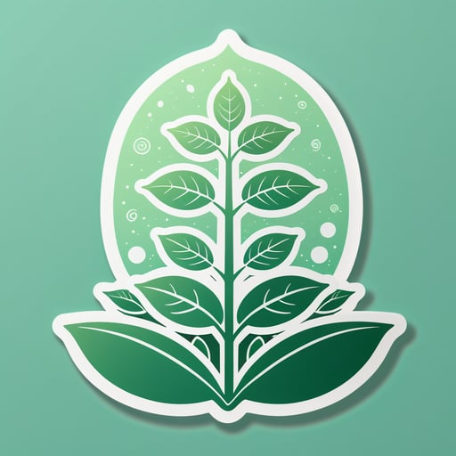 Ruhiger Tulsi-Frieden sticker