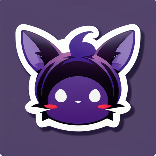 kuromi morado
 sticker