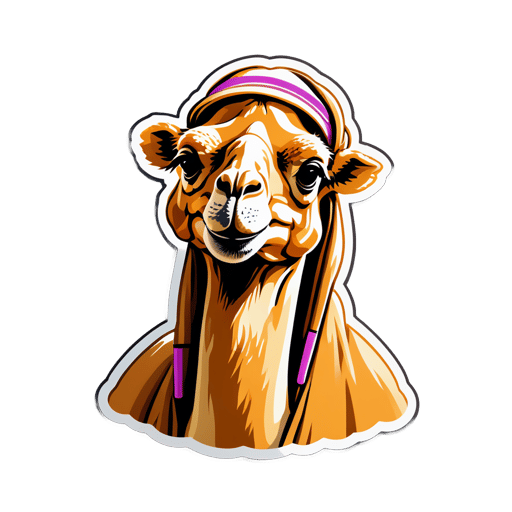 Serene Camel Meme sticker