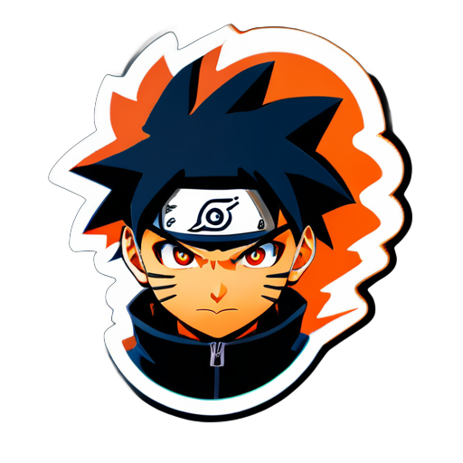 generate a naruto sticker
 sticker