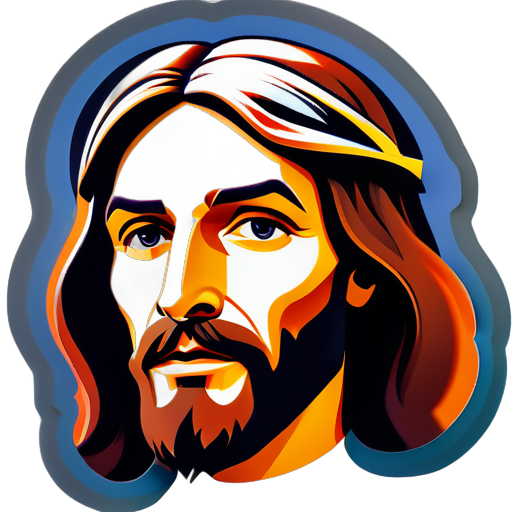 Jesus sticker