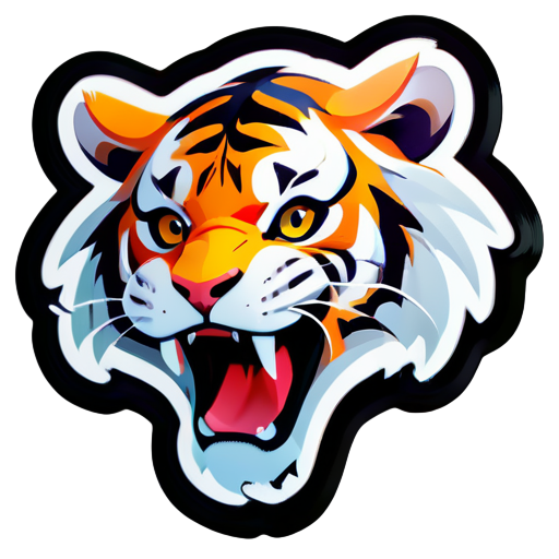 a tiger sticker