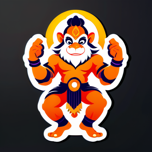 hanuman
 sticker