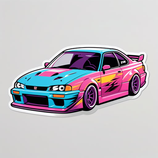 Drift Car sticker