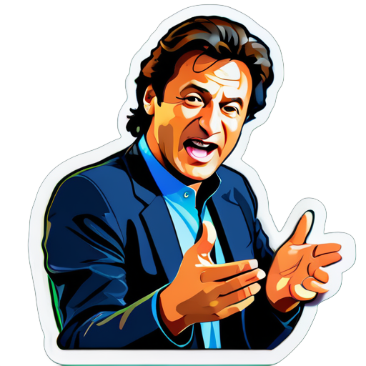 imran khanのステッカーをください sticker