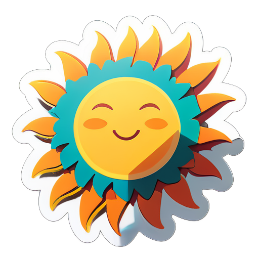 sun is groww sticker