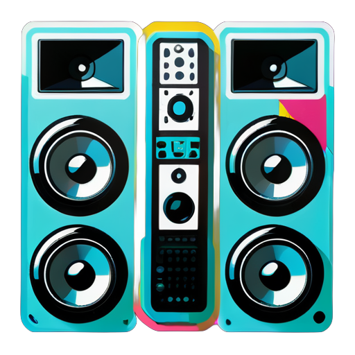 sound system sticker